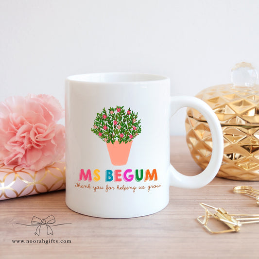 Flower Pot Teacher Mug