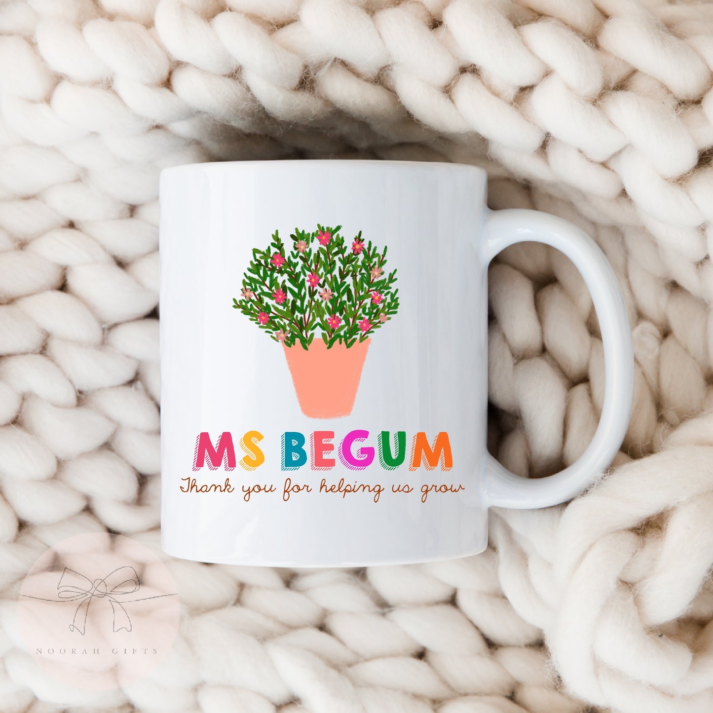 Flower Pot Teacher Mug