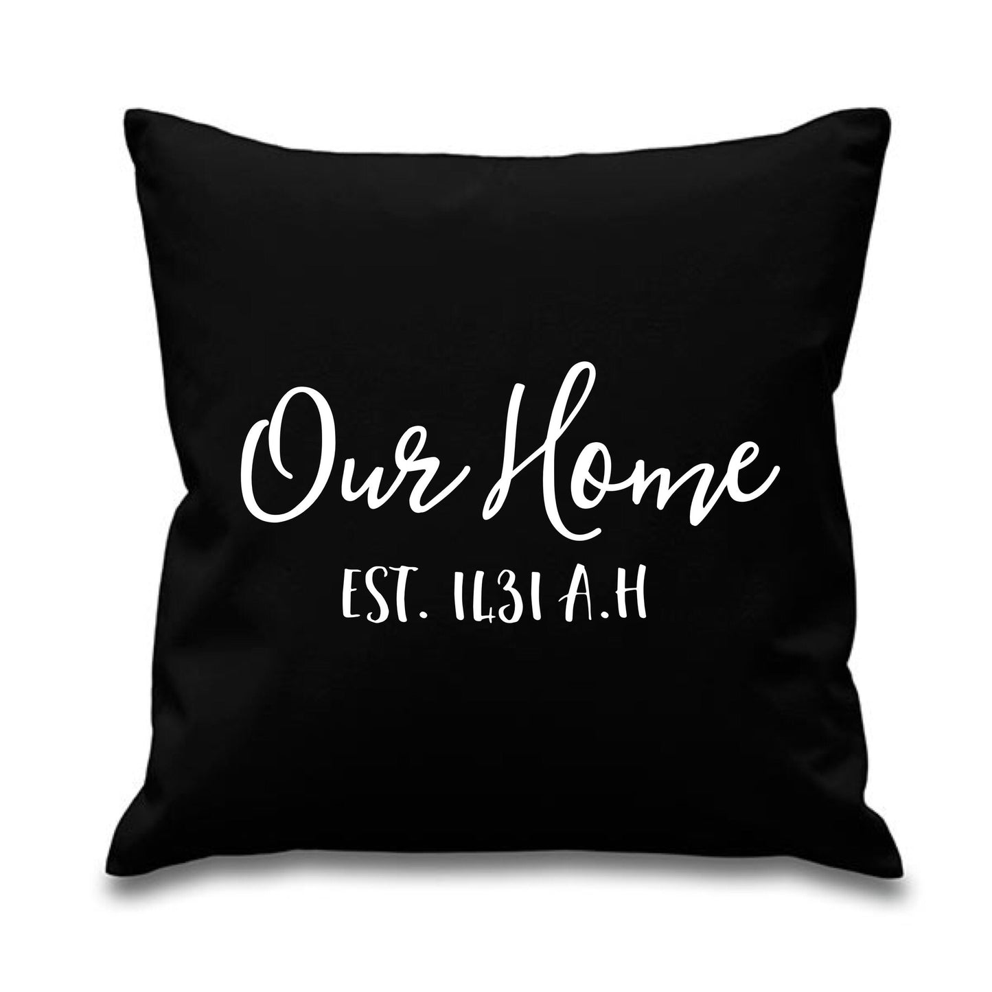 Personalised Cushion -Black