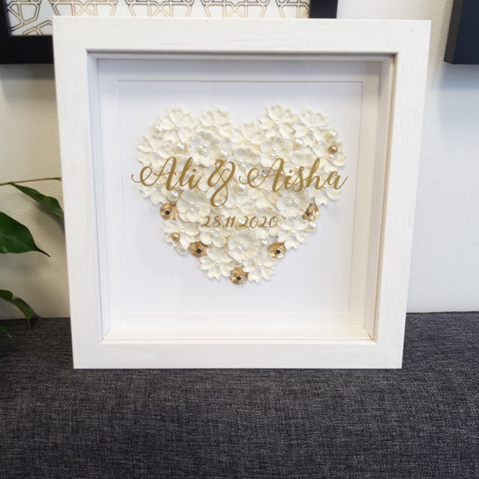 Heart Wedding frame