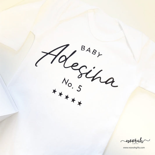 Personalised Baby Grow