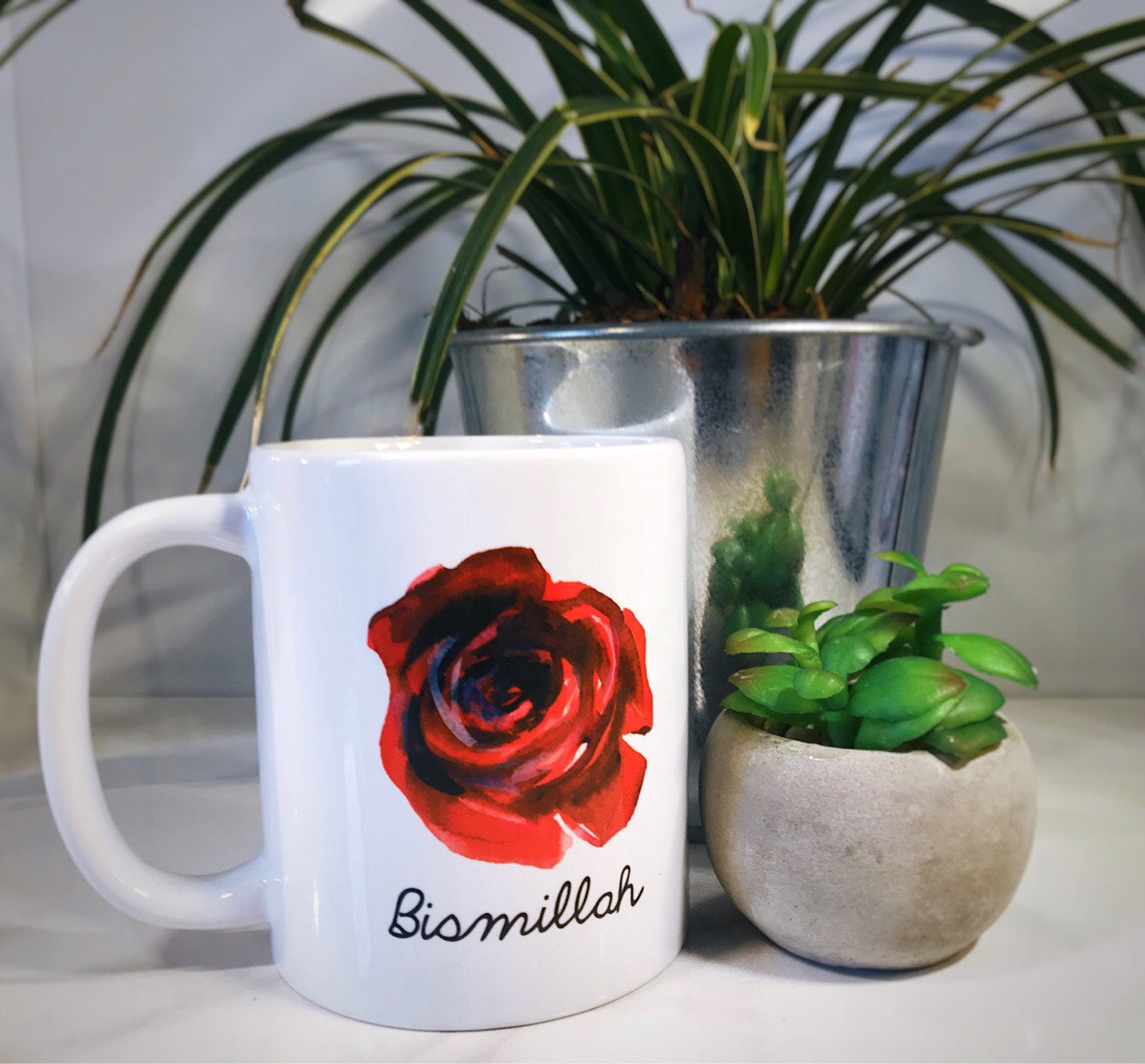 Rose Bismillah Mug