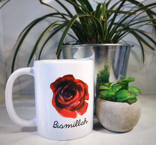 Rose Bismillah Mug