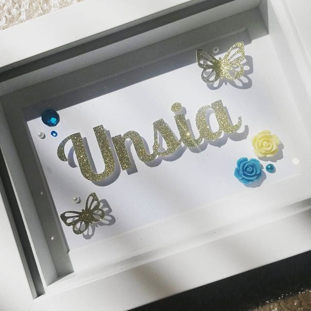 Girls Personalised Name Frame