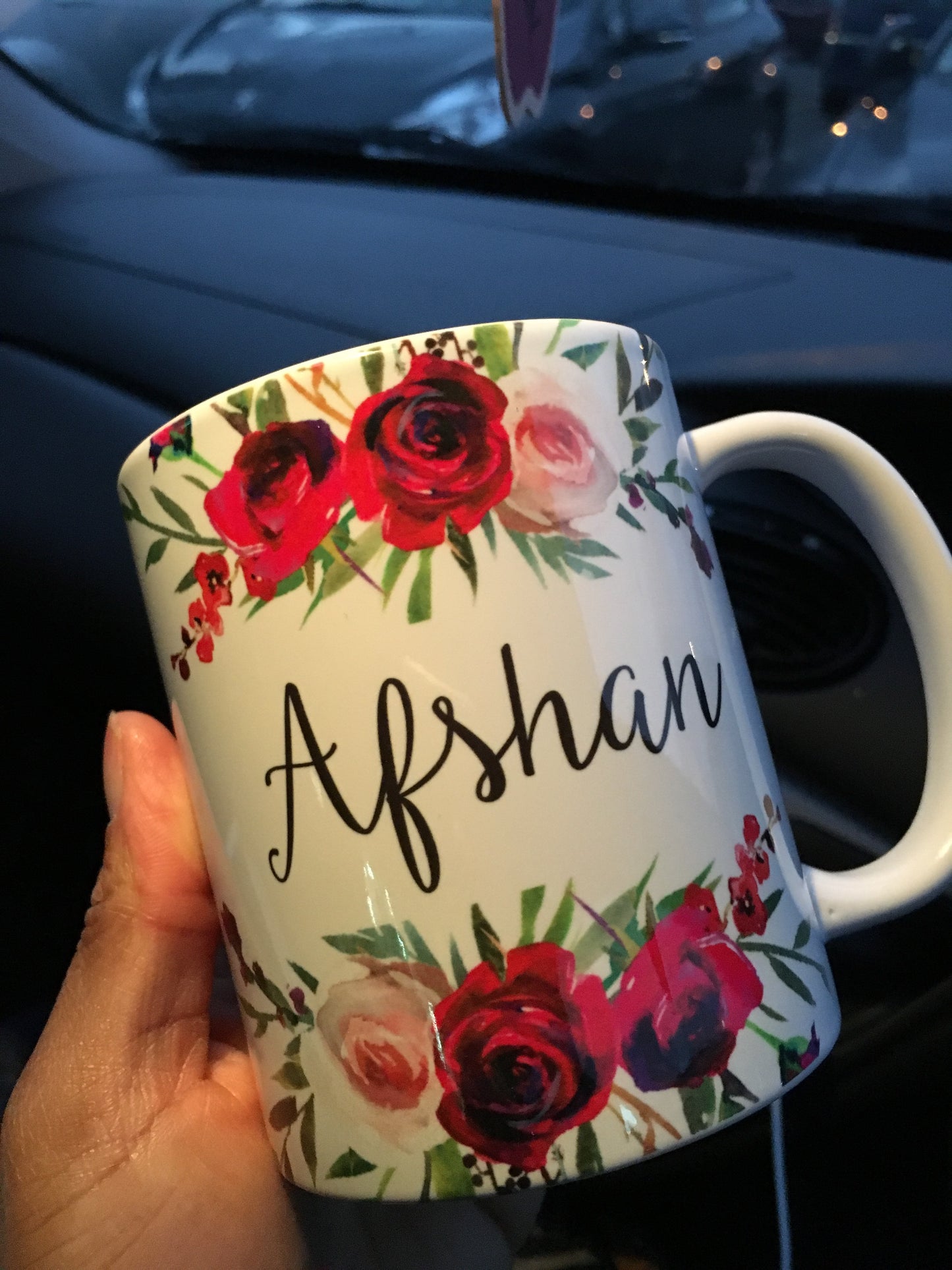 Floral Custom Mug