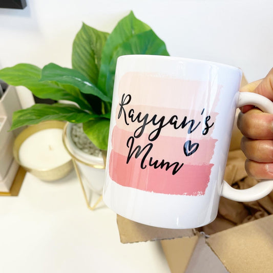 Mum + Dad Paint strokes Mug