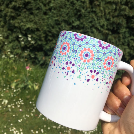 Moroccan Tile Mug - Light