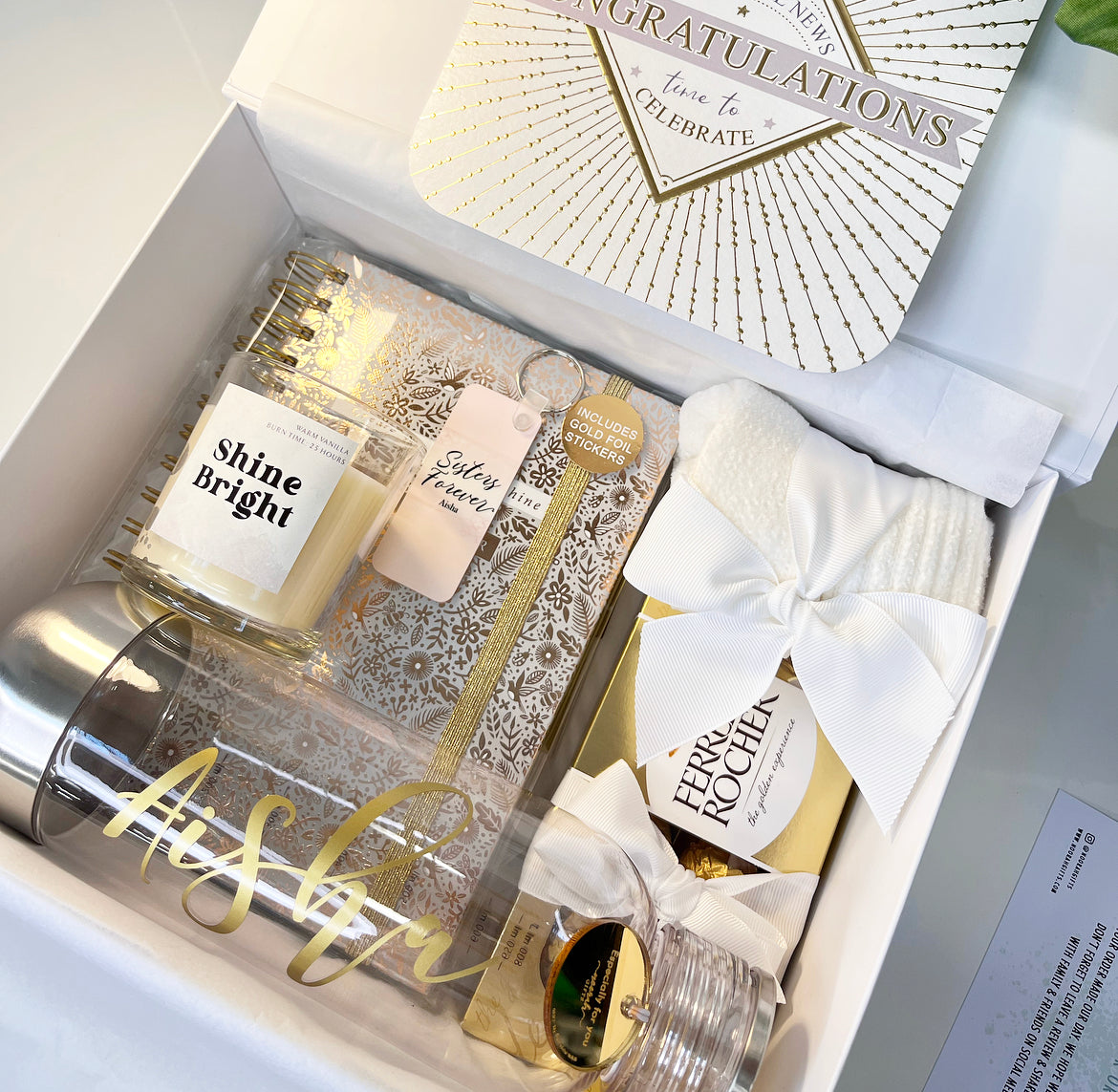 Gold Gift Box - Includes Contents