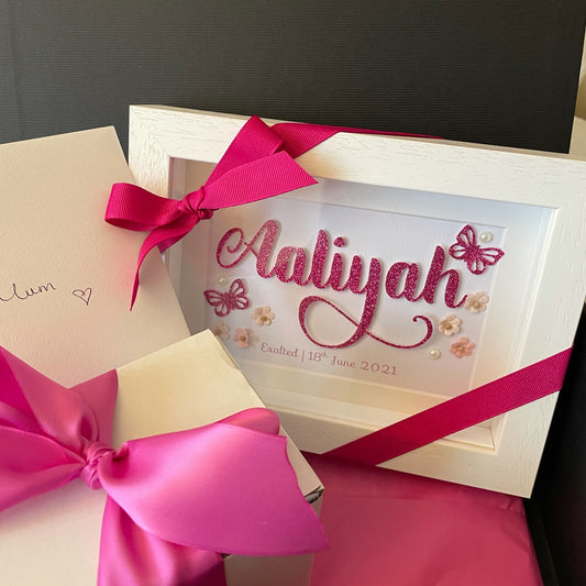 Girls Personalised Name Frame 2