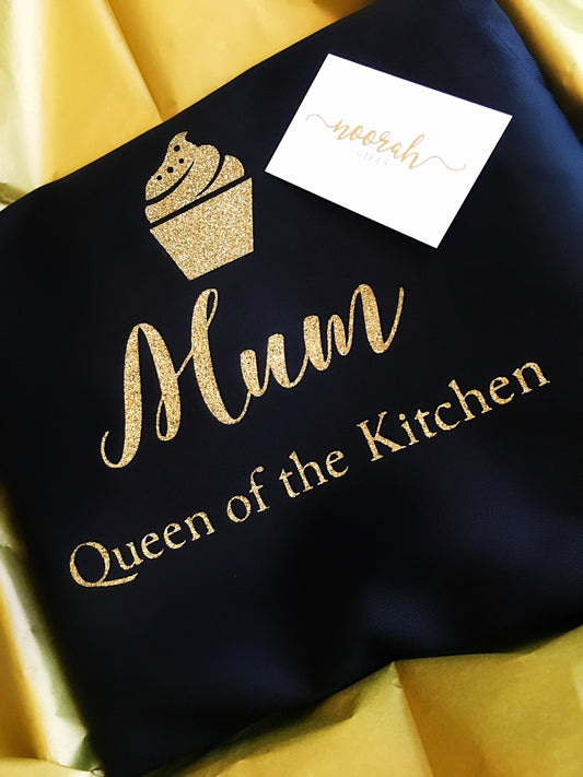 Personalised Glitter Apron