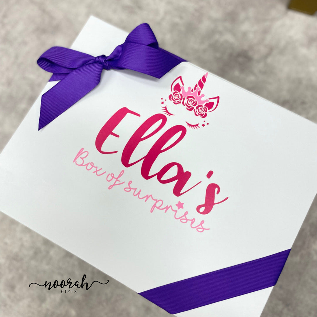 Customised Gift Box - Unicorn Design